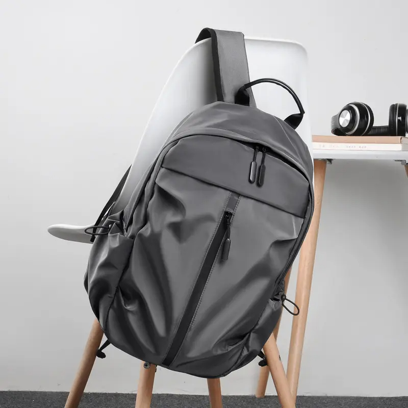 Men's Capacious Water-repellent Wear Resistant Plain Backpack