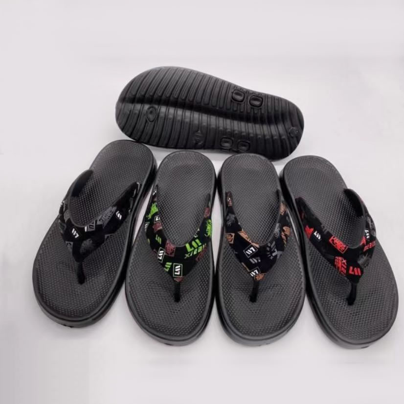 Fashion Spring And Summer Flip Flops Thick Flat Bottom Color Flip Flops