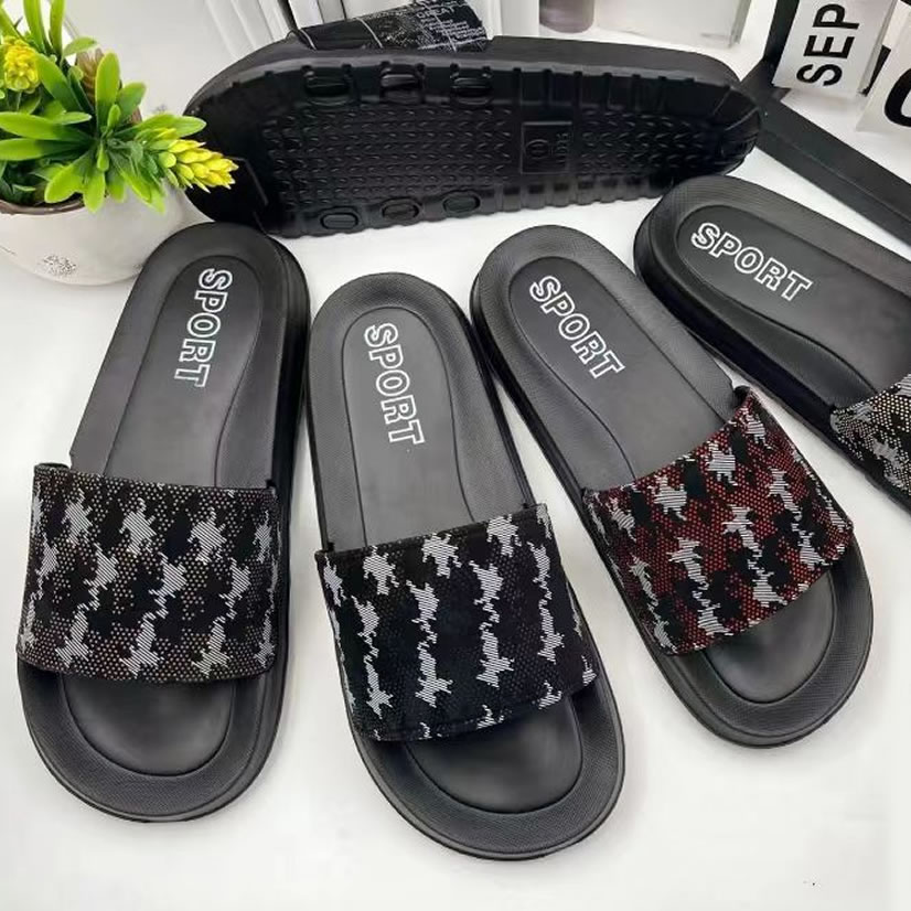 Fashion Spring  Slippers MIT wide stitching thick-soled slippers